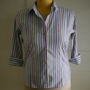 Eddie Bauer Striped Stretch Shirt